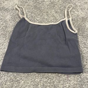 Brady Melville navy blue tank with grey strapes
